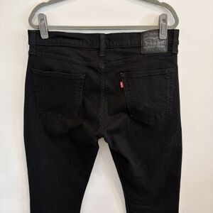 Levis 511 Slim Fit Mens Sz 36x30 Black Denim Jeans 100% Cotton EUC Classic Work